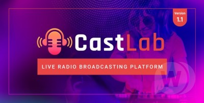 CastLab v1.1 NULLED - Live Radio Broadcasting Platform