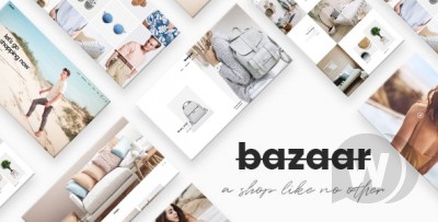 Bazaar v1.9 - тема электронной коммерции WordPress