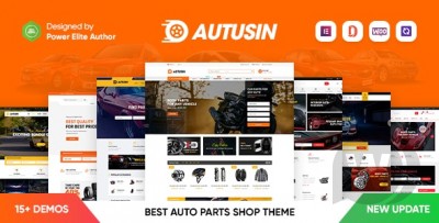 Autusin v2.3.2 NULLED - магазин автозапчастей и автомобильных аксессуаров Elementor WooCommerce WordPress
