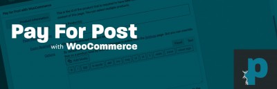 Pay For Post with WooCommerce Premium NULLED
