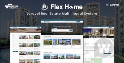 Flex Home v2.32 NULLED - скрипт недвижимости на Laravel