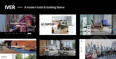 Iver v1.4 - WordPress тема современного отеля