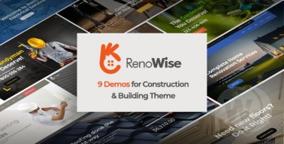 RenoWise v1.0.8 - строительная тема WordPress