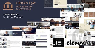 Urban Law 1.0.1.1 - Lawyer & Law Firm Elementor Template Kit