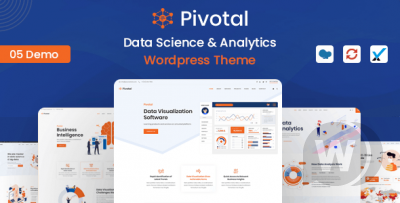 Pivotal v1.2 - тема WordPress для анализа данных и аналитики