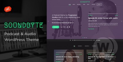 Soundbyte v3.8 - Подкаст/Аудио тема WordPress