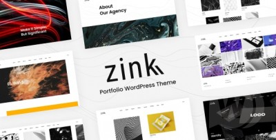 Zink v1.0.1 - тема портфолио Elementor WordPress 