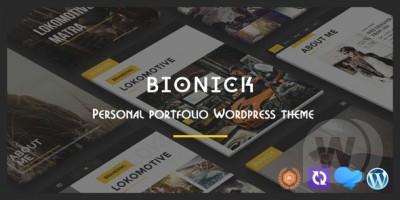 Bionick v6.4 NULLED |  тема WordPress для личного портфолио
