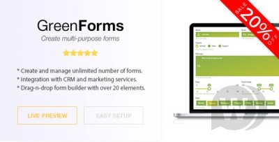 Green Forms v1.40 - Standalone Form Builder