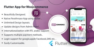 Flutter Multivendor Mobile app for WooCommerce v1.0