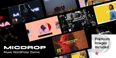 Micdrop v1.1 NULLED -музыкальная тема WordPress