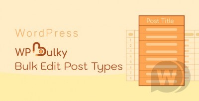 WPBulky v1.0.1 – WordPress Bulk Edit Post Types