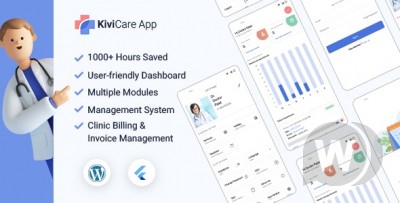 KiviCare Flutter App v3.5.0 - система управления клиникой и пациентами