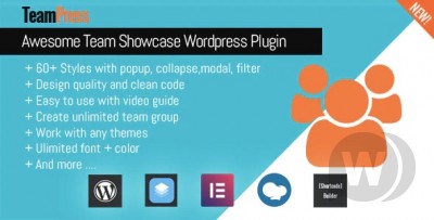 TeamPress v1.4.7 - Team Showcase plugin