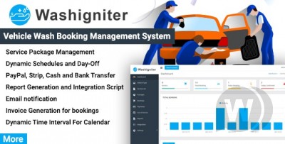 Washigniter v1.0 - система управления бронированием автомойки