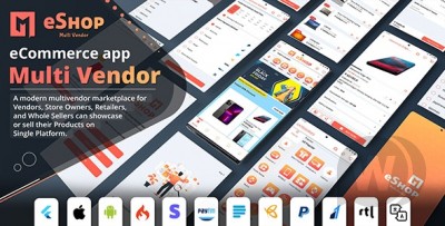 eShop Multivendor v2.0.0 NULLED - Flutter Multi Vendor eCommerce Full App