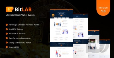 BitLab v1.0 NULLED - Ultimate Bitcoin Wallet System