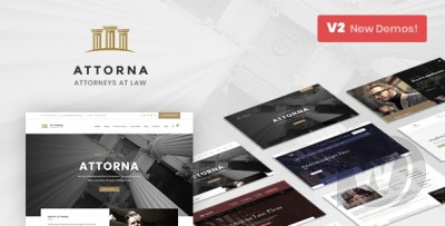 Attorna v2.0.6 NULLED - Law, Lawyer & Attorney