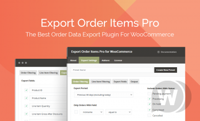 Export Order Items Pro for WooCommerce v2.1.11 NULLED