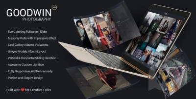 GoodWin v1.9.7 NULLED - Photography & Videography WordPress тема