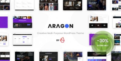 Aragon v3.0 NULLED - креативная многоцелевая тема WordPress