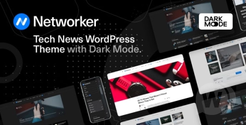 Networker NULLED новостной WordPress шаблон о технологиях