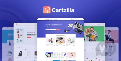 Cartzilla WordPress шаблон магазина цифровых товаров