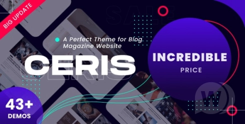 Ceris WordPress шаблон для блога