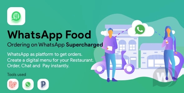 WhatsApp Food скрипт заказа еды через WhatsApp