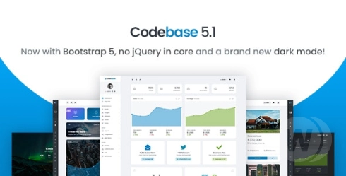 Codebase - шаблон админ панели Bootstrap 4
