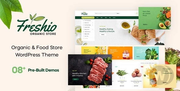 Freshio шаблон WordPress для магазина продуктов питания