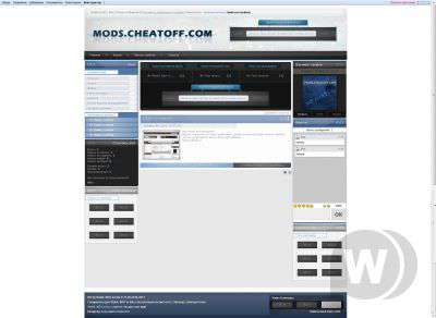 Новый RIP шаблона сайта mods.cheatoff от WEBIL-INFO v1.0
